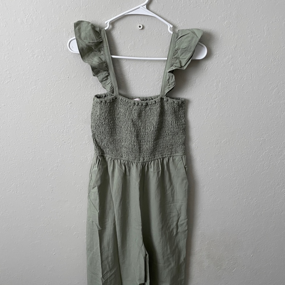 Pink Lily green jumpsuit